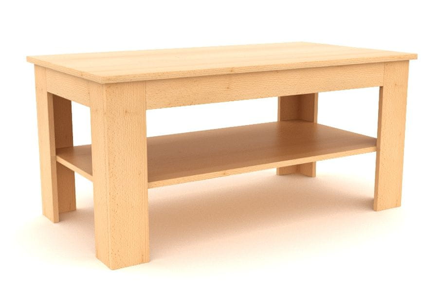 eoshop Konferenčný stôl Silvester 60×110 K127 (Prevedenie: Dub bordeaux)